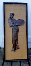 Tableau africain vintage d'occasion  Les Eyzies-de-Tayac-Sireuil