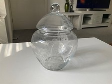 Engraved glass candy for sale  CRAWLEY