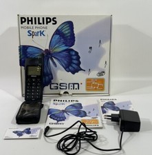 Vintage Philips Spark Mobile Phone GSM mit OVP Design 1 A Black Retro Handy HL1, usado comprar usado  Enviando para Brazil