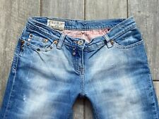 River Island Azul Sexy Bootleg Vintage Bajo Tiro Damas Jeans 10 S W30 L30 segunda mano  Embacar hacia Argentina