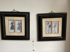 Two black framed for sale  HELENSBURGH