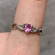 Pink sapphire love for sale  UK