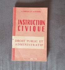 Manuel ancien instruction d'occasion Manuel ancien instruction d'occasion  Antony