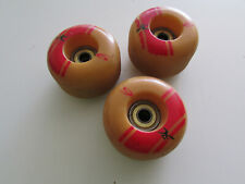 Skateboard Wheels 2000s Skate Wheel ABEC 5 Bearings Set of 3 Wheels Parts 57mm, usado comprar usado  Enviando para Brazil