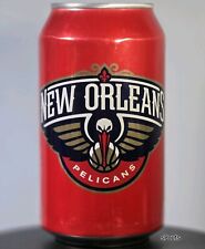 2016 NOLA NEW ORLEANS PELICANS LOUISIANA SPORT NBA BUDWEISER LATA DE CERVEJA BASQUETE comprar usado  Enviando para Brazil