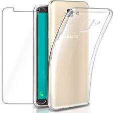  Pour SAMSUNG Galaxy J6 (2018) - Coque Gel Silicone transparent + 1 Verre Trempé na sprzedaż  Wysyłka do Poland