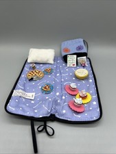 Conjunto de festa do pijama AG Minis Illuma quarto travesseiro pizza livros pipoca cupcakes bolsa, usado comprar usado  Enviando para Brazil
