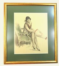 Belle lithographie encadrée d'occasion  Tonnay-Charente