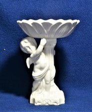 Plato De Jabón Pedestal De Porcelana Fina Blanca RUBENS Con CHERUB Firmado #286M comprar usado  Enviando para Brazil