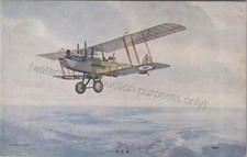 Usado, Cartão postal antigo da RAF britânica Alphalsa Reconnaissance Experimental RE 8 aeronaves comprar usado  Enviando para Brazil