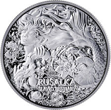 Slavic Bestiary: Rusalka 1000 Francs 2 oz Silver 2022 Coin na sprzedaż  PL