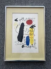 Joan miro galerie for sale  Washington