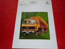 MERCEDES NG Mittelschwere 2-Achs-Baustellenfahrzeuge Prospekt Brochure von 1983, usado comprar usado  Enviando para Brazil