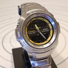 Vintage Casio G-Shock Digital/Analógico Relógio de Aço Inoxidável G-741 Novo! Bateria nova  comprar usado  Enviando para Brazil