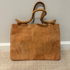 Bolsa de cortiça Mont'sobro feita à mão Espanha NOVA sustentável ecológica comprar usado  Enviando para Brazil
