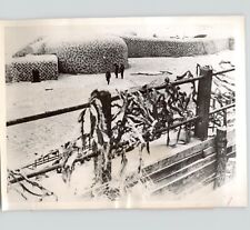 Paredes de concreto e fortaleza da 'Muralha Atlântica' da Alemanha Segunda Guerra Mundial 1944 foto de imprensa comprar usado  Enviando para Brazil