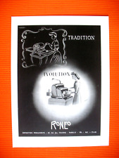 Roneo press advertisement d'occasion  Expédié en Belgium