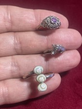 Lot bagues argent d'occasion  Rennes-
