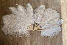 White ostrich feather for sale  WOKING