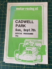 Race programme september for sale  FAREHAM