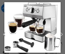 Máquina de café expresso Gevi com espumador de leite aço inoxidável - GECME003U, usado comprar usado  Enviando para Brazil