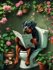 Rottweiler toilet metal for sale  DUNSTABLE