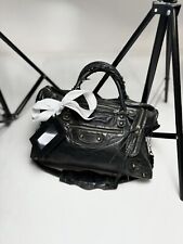 Autêntica bolsa Balenciaga City em couro preto médio comprar usado  Enviando para Brazil