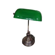 18in bankers lamp for sale  Desert Hot Springs