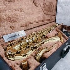 Saxofone Tenor Padrão YAMAHA YTS-34 YTS34 Bb/w Estojo Rígido Lacado a Ouro comprar usado  Enviando para Brazil