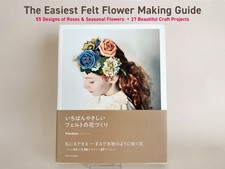 Felt Flower Craft Book by PieniSieni - 55 Designs + 27 Brooch Projects - Japan, usado comprar usado  Enviando para Brazil