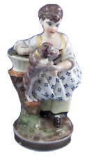 18thC Niderviller Porcelana Señora Perro Estatuilla De Figura Porzellan comprar usado  Enviando para Brazil