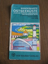 Ddr wanderkarte stseeküste gebraucht kaufen  Berlin