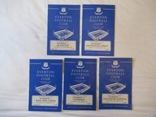 Football programmes everton for sale  UK