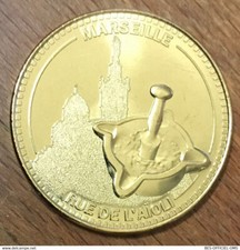 MDP 2013 MARSEILLE AÏOLI MÉDAILLE MONNAIE DE PARIS JETON MEDALS TOKENS COINS, usado comprar usado  Enviando para Brazil