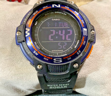 RELÓGIO CASIO SGW-100 [3157] 5 ALARMES HORA MUNDIAL SENSOR DUPLO TERMÔMETRO BÚSSOLA comprar usado  Enviando para Brazil