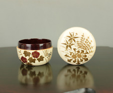 稲井玉甫 Inai Gyokuho Laca Branca Natsume Tea Caddy com Caixa Original comprar usado  Enviando para Brazil