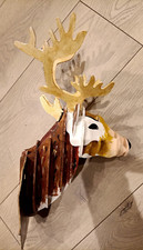 Einzigartige bemalte hirsch gebraucht kaufen  Versand nach Germany