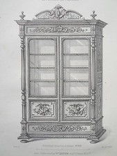 Antique lithograph library d'occasion  Expédié en Belgium