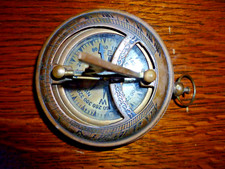 Brass portable compass for sale  PONTEFRACT