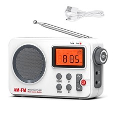 Usado, Novo Rádio Alarme Portátil AM/FM PLL Suporte Recurso Predefinido Inteligente SY-8801 comprar usado  Enviando para Brazil