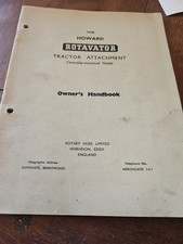 Manuels utilisation rotavator d'occasion Manuels utilisation rotavator d'occasion  Le Teil