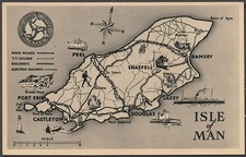 Isle man map for sale  BRIGHTON