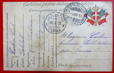 Cartolina militare wwi usato  Zerbolo