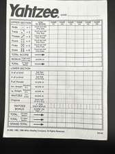 Yahtzee score pad for sale  Palos Park