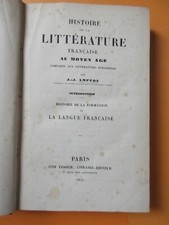 Histoire littérature françai gebraucht kaufen  Grafenberg