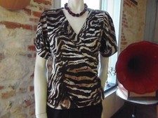 Blouse xanaka leopard d'occasion  France