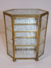 Vintage brass glass for sale  Longmeadow