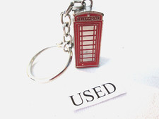 CHAVEIRO DE METAL VINTAGE VERMELHO CABINE TELEFÔNICA comprar usado  Enviando para Brazil