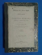 1873 istituzioni diritto usato  Roma
