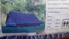 Zelt minipack personen gebraucht kaufen Zelt minipack personen gebraucht kaufen  Sebnitz